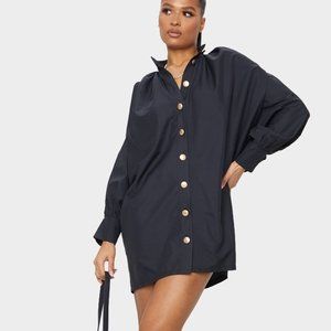 BUTTON DETAIL SHIRT DRESS